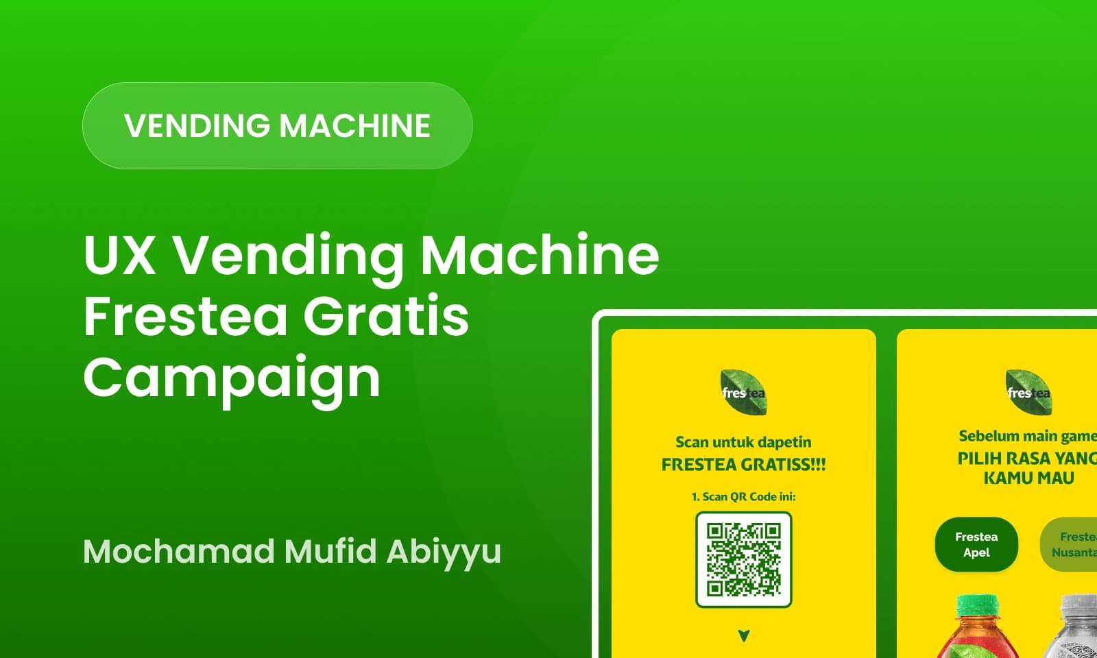 UI / UX Vending Machine Frestea Gratis Campaign